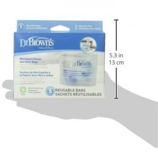 Bolsa Esterilizacion A Vapor Microondas - Dr Brown´S Natural Flow (5 U)