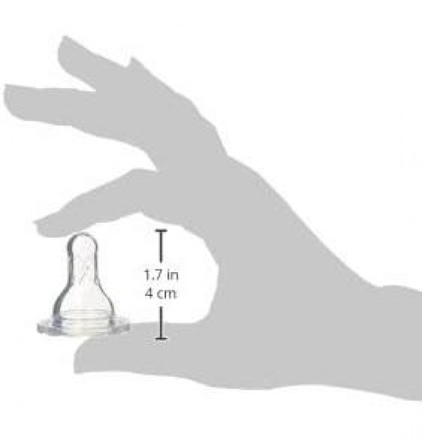 Tetina Silicona - Dr Brown´S Natural Flow Estandar (+ 6 Meses N3 2 U)
