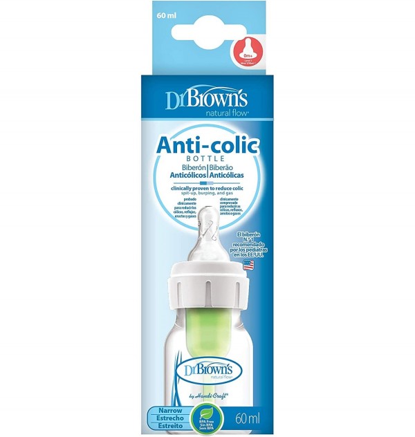 Biberon Estrecho - Dr Brown´S Natural Flow Options+ (60 Ml)