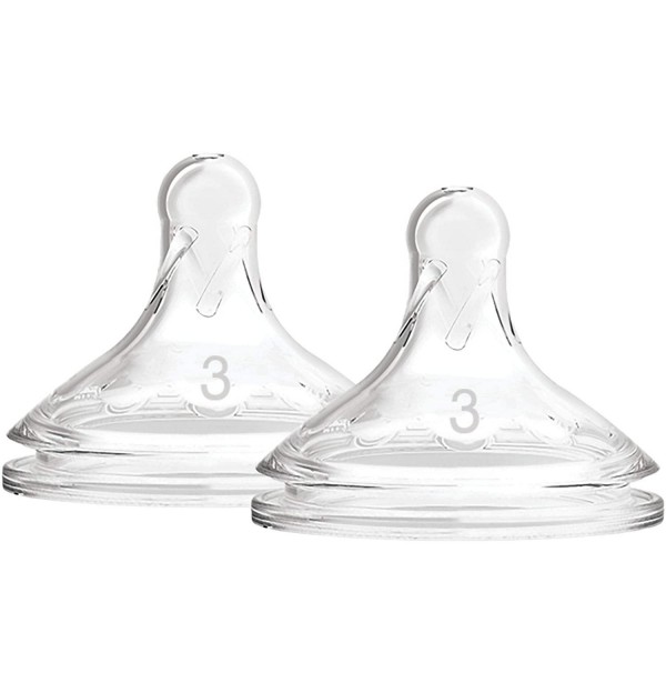 Tetina Silicona Boca Ancha Options+ - Dr Brown´S Natural Flow (Nivel 3 2 U)