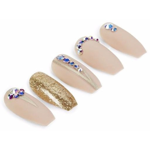 Nail Addict Premium Uñas Postizas Nude Jeweled 24uds - Ardell