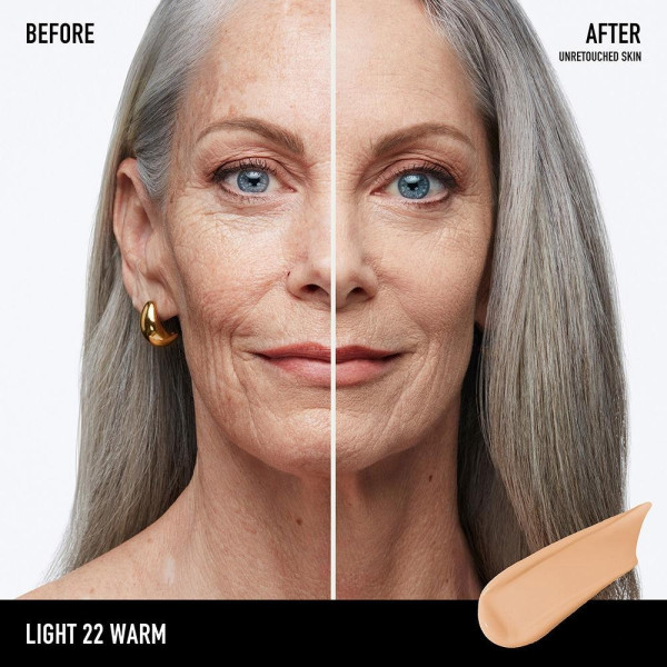 Barepro 24Hr Wear Fondo De Maquillaje Líquido Mate Spf20 Light 22 Warm 30 Ml