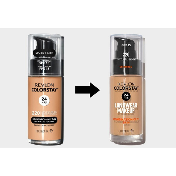 Colorstay Foundation Combination/Oily Skin 220-Naturl Beige 30 Ml