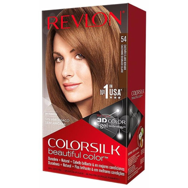 Revlon Kit Tinte Colorsilk 54 Castaño Claro Dorado