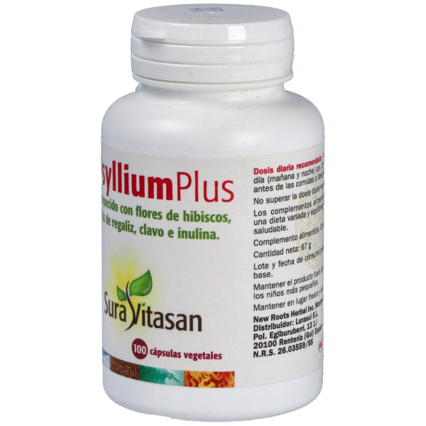 Psyllium Plus Enriquecido Con F.O.S 100Cap.