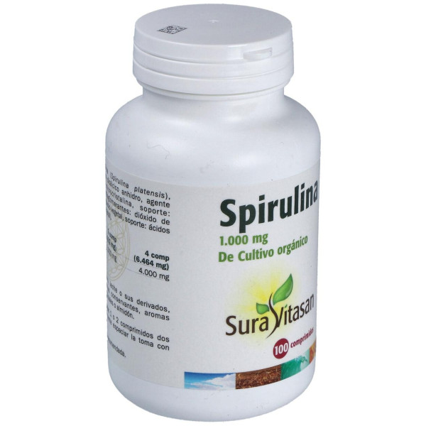 Sura Vitasan Espirulina 1000Mg 100Comp