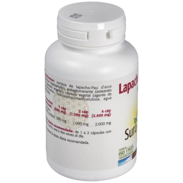 Sura Vitasan Lapacho Pau D'Arco 500Mg 100 Cápsulas