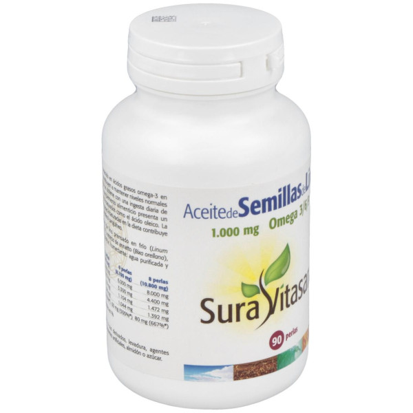 Sura Vitasan Aceite De Semillas De Lino 90 Perlas