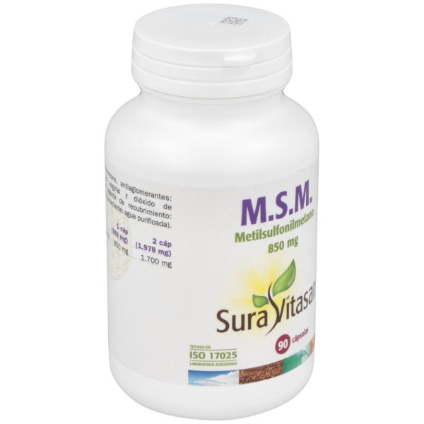M.S.M. (Metil Sulfonil Metano) 90Cap.
