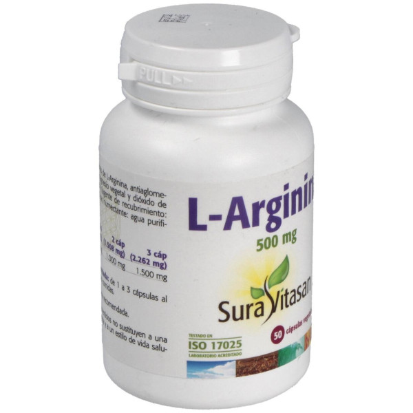 L-Arginina 500Mg. 50Cap.