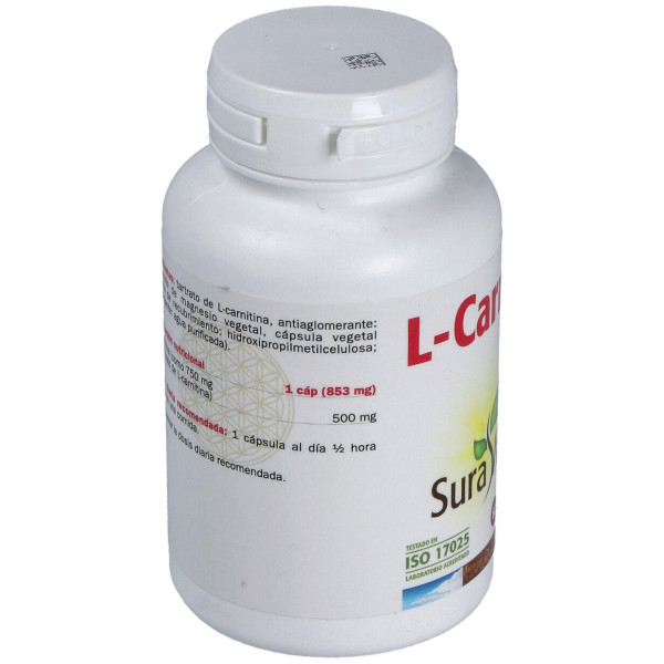 L - Carnitina 500mg 60caps - Sura Vitasan