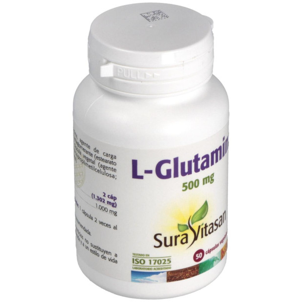 Sura Vitasan Glutamina 500Mg 50Caps