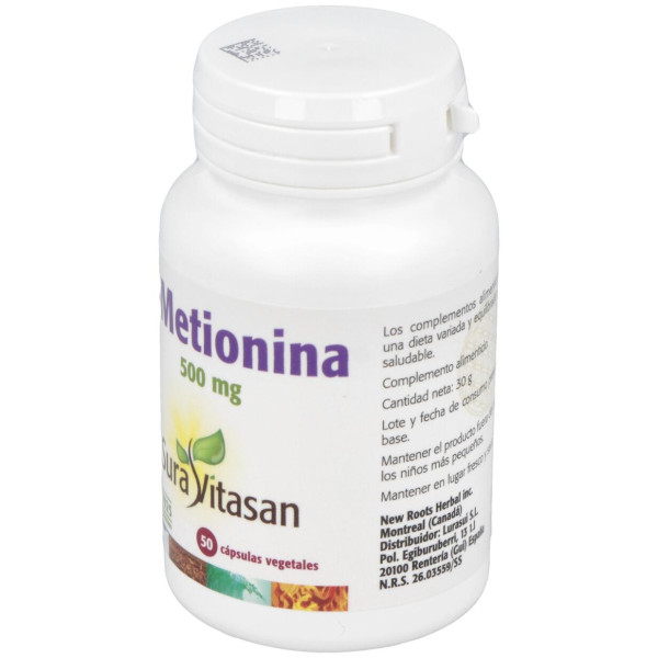 L-Metionina 500Mg. 50Cap.
