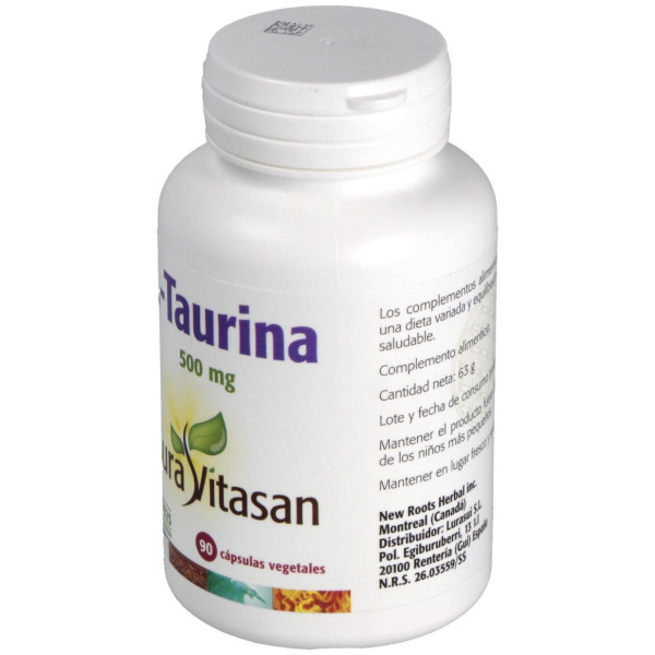 Sura Vitasan L-Taurina 500Mg 90Caps