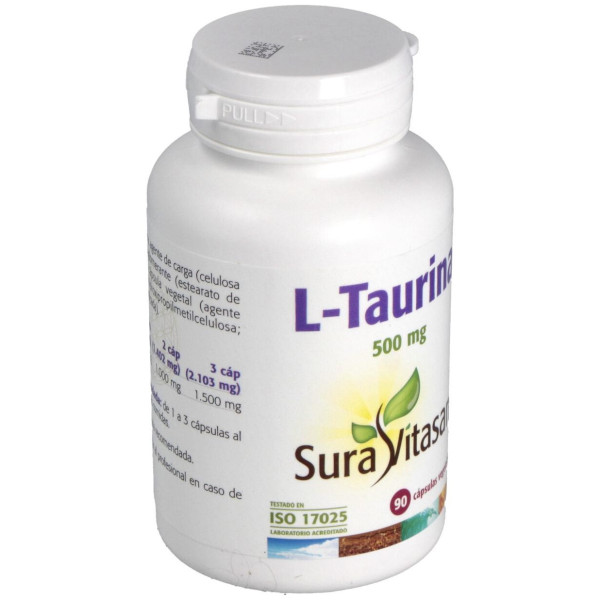 Sura Vitasan L-Taurina 500Mg 90Caps