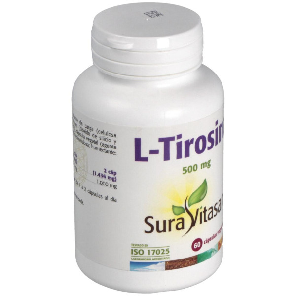 Sura Vitasan L-Tirosina 500Mg 60Caps