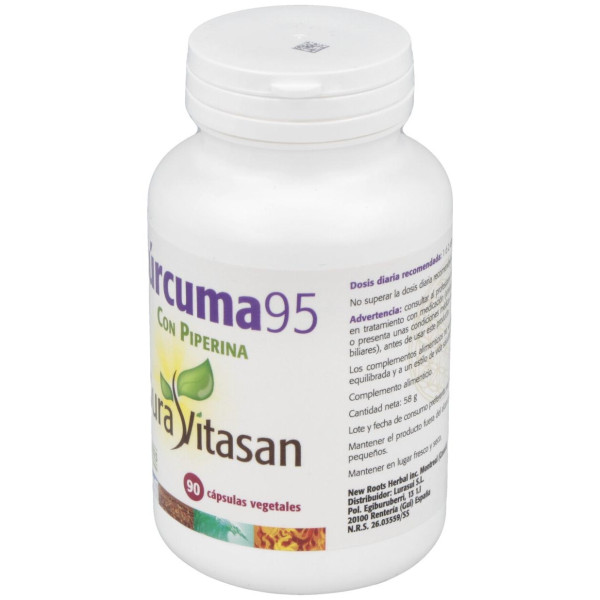 Sura Vitasan Cúrcuma 95 90 Cápsulas
