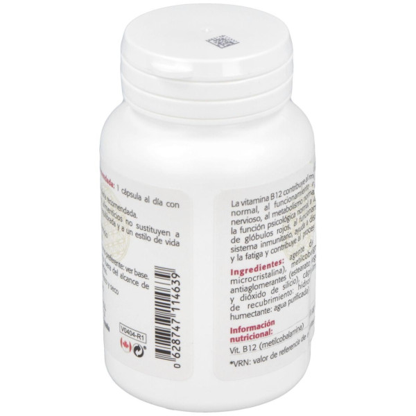 Vitamina B12 (Metilcobalamina) 500Mcg. 100Cap.