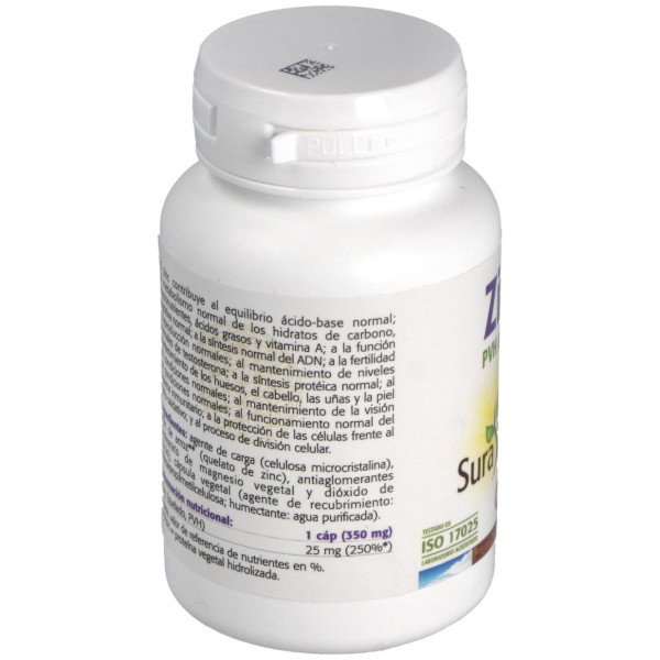 Sura Vitasan Zinc Pvh Quelado 100 Cápsulas