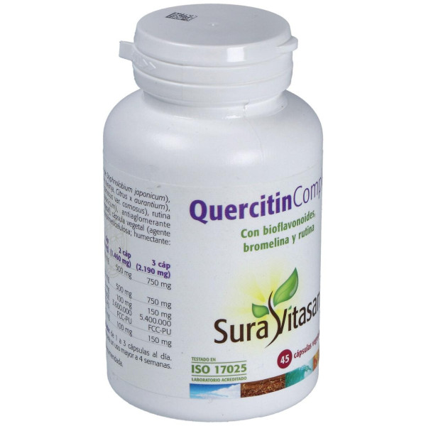 Sura Vitasan Quercitina 600 Mg 45 Cápsulas