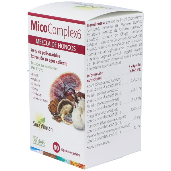 Sura Vitasan Mico Complex 6 90 Cápsulas