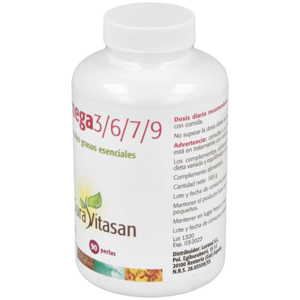 Sura Vitasan Omega 3/6/7/9 90 Perlas