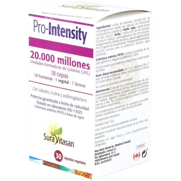 Pro-Intensity 30Cap. (Refrigeracion)