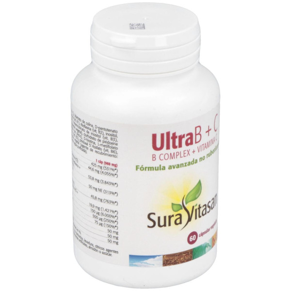 Ultra B Complex + Vit. C 60Cap.