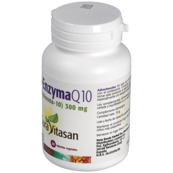 Co-Enzyma Q10 300Mg. Ubiquinona 30Cap.
