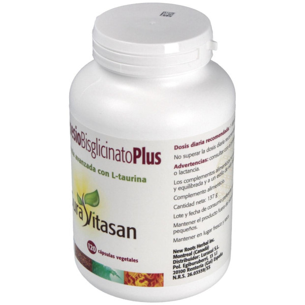 Sura Vitasan Magnesio Bisglicinato Plus 120 Cápsulas