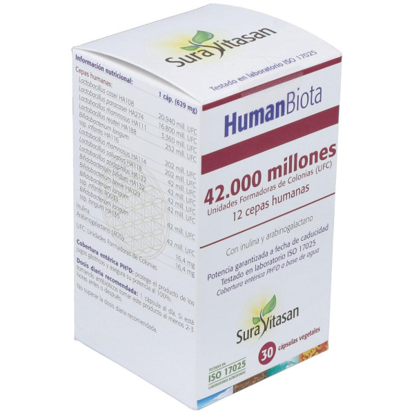 Human Biota Probiotic 30caps - Sura Vitasan