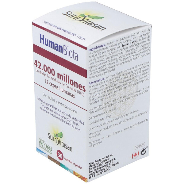Human Biota Probiotic 30caps - Sura Vitasan