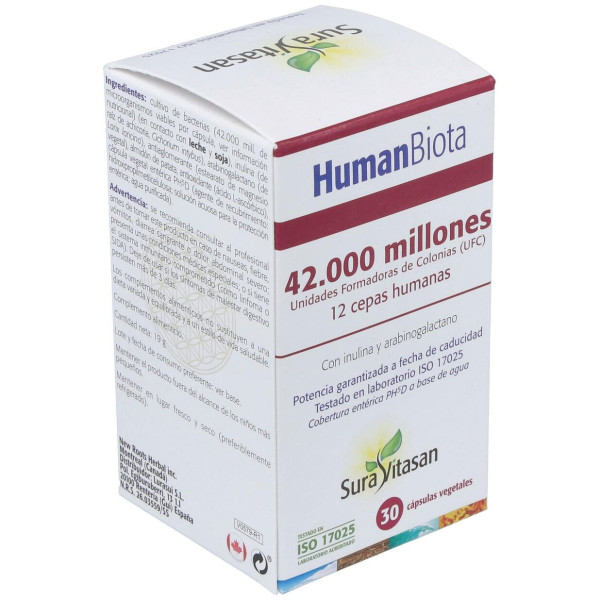 Human Biota Probiotic 30caps - Sura Vitasan