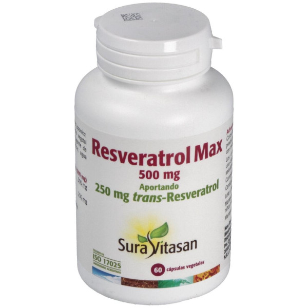 Sura Vitasan Resveratrol Max 500Mg 60Caps