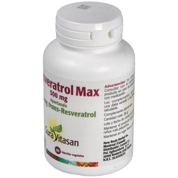 Sura Vitasan Resveratrol Max 500Mg 60Caps