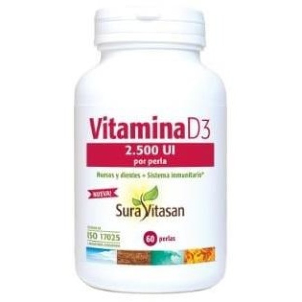 Vitamina D3 2.500Ui 60Perlas.