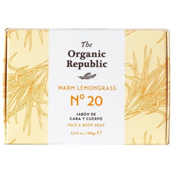 The Organic Republic Jabón Sólido Lemongrass 100G