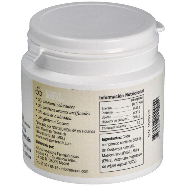 Cordyceps-Mrl 500Mg. 90Comp.