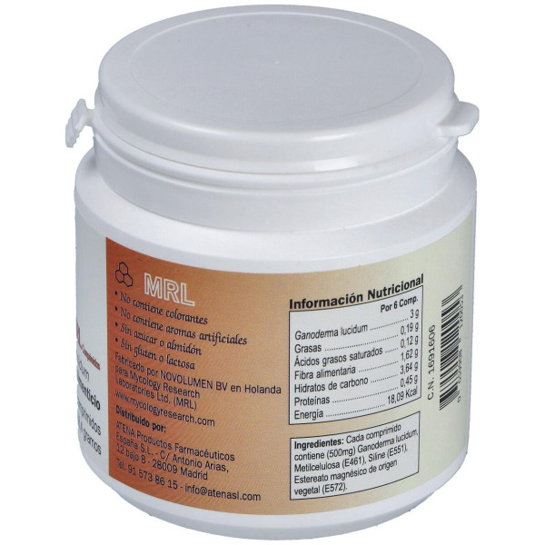 Reishi-Ganoderma-Mrl 500Mg. 90Comp.