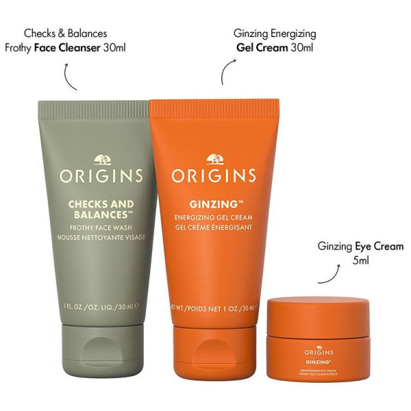 Ginzing Energizing Gel Crema Con Cafeína + Nicainamida Estuche 3 Pz 2