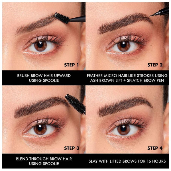 Nyx Makeup Lift Y Snatch Lápiz De Cejas Marrón 1Ud 2