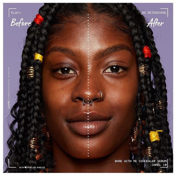 Nyx Bare With Me Concealer Serum 10 Camel 9.6Ml