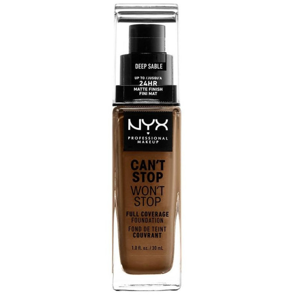 Can'T Stop Won'T Stop Full Coverage Foundation Deep Sable