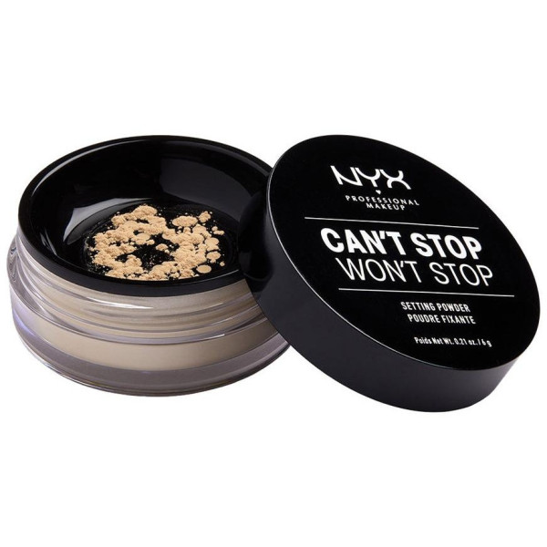 Nyx Can'T Stop Won'T Stop Setting Powder Light-Medium 6G
