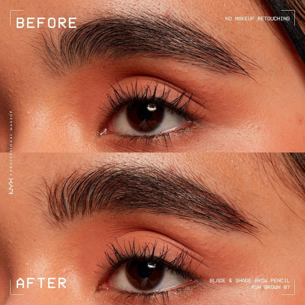 Blade Y Shade Nano Lápiz De Cejas 07-Ash Brown 1 U