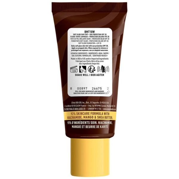 Buttermelt Glaze Protector Solar Tint + Spf30 10-Chocolate Butta 30 Ml