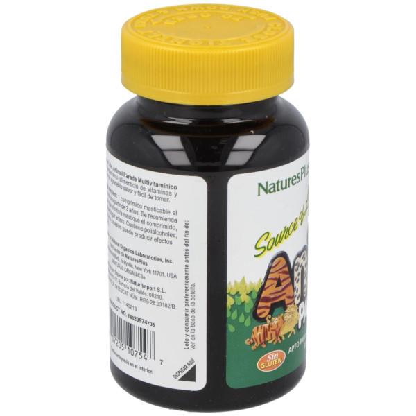 Naturesplus Animal Parade Multivitamínico Naranja 60Comp