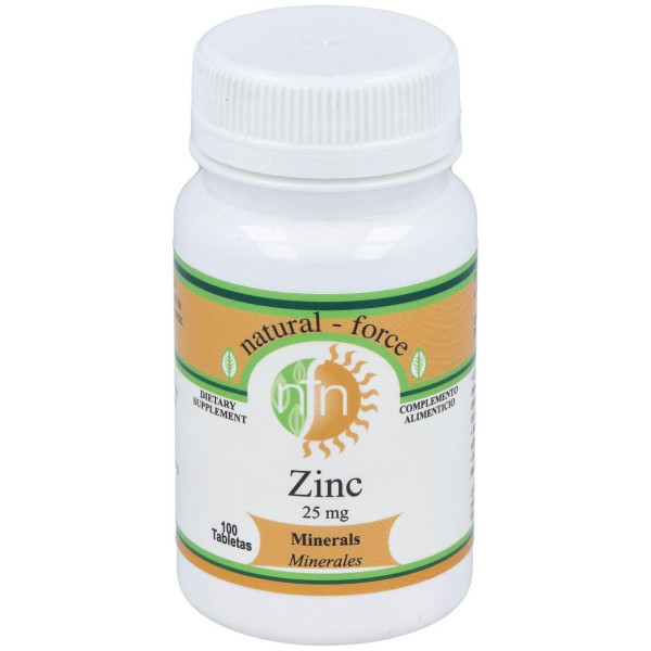 Natural Force Zinc 25Mg 100Comp