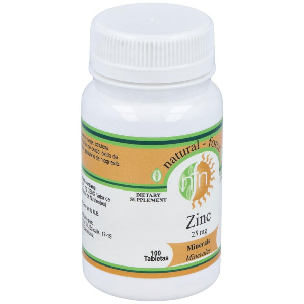 Natural Force Zinc 25Mg 100Comp