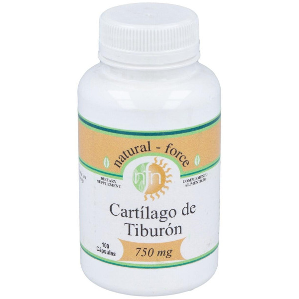 Cartilago De Tiburon 750Mg. 100Cap.